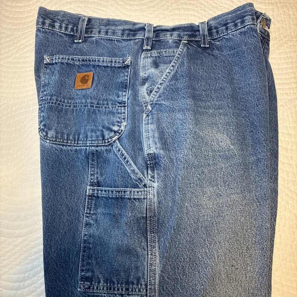 Carhartt Loose Original Fit Utility Carpenter Jeans Men's 38x30 - Picture 14 of 16